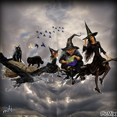 Concours "Trois sorcières et sorcellerie" - Ingyenes animált GIF