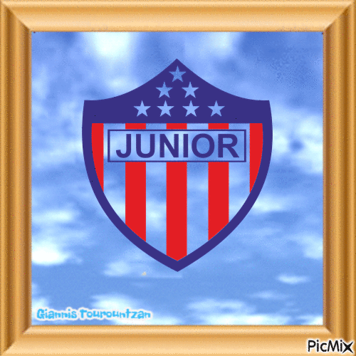 FC JUNIOR - FOOTBALL TEAM - Безплатен анимиран GIF