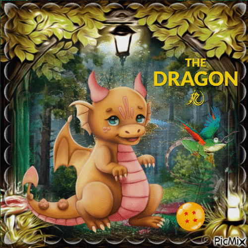 le Petit Dragon - GIF animé gratuit