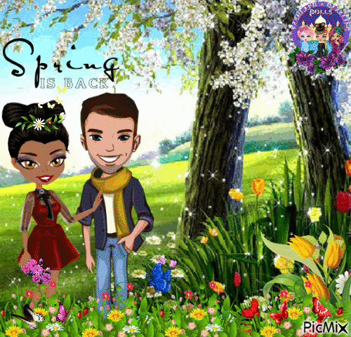 spring - GIF animado gratis