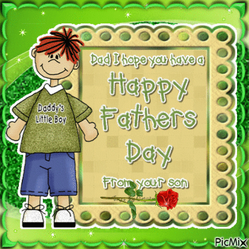 Fathers Day - Безплатен анимиран GIF