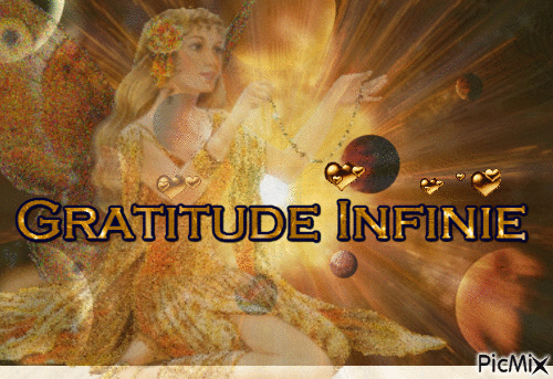 Gratitude Infinie - Бесплатный анимированный гифка