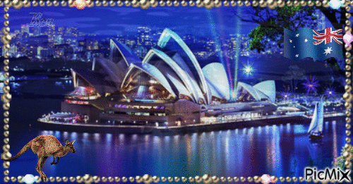 Sydney Opera House Australia - Bezmaksas animēts GIF