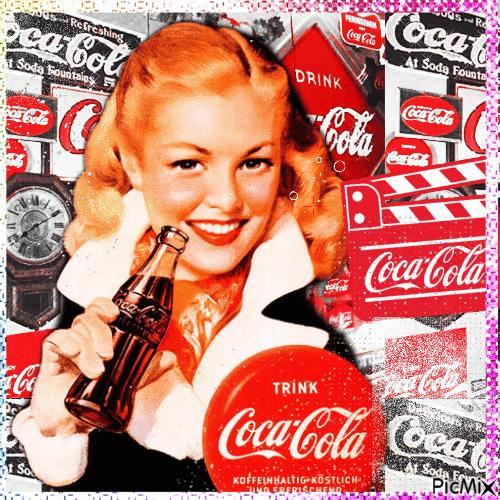Été Coca-Cola - Gratis geanimeerde GIF