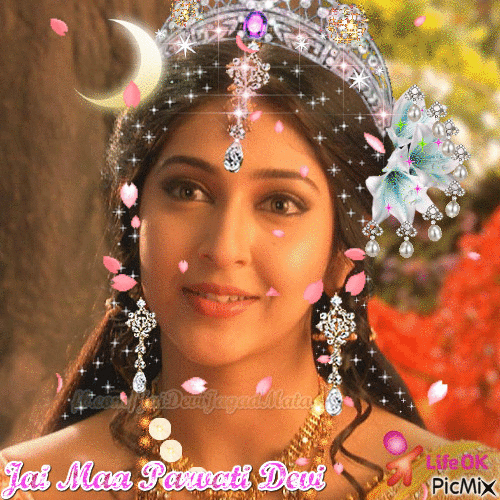 Sonarika Bhadoria as Maa Parvati(My Idol) - Free animated GIF