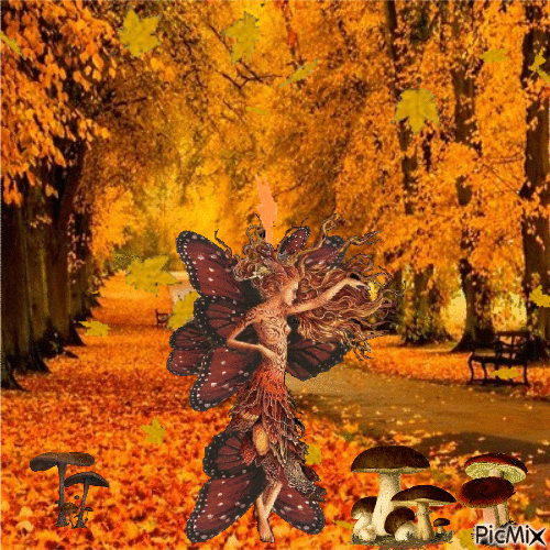 Magical Autumn - Безплатен анимиран GIF