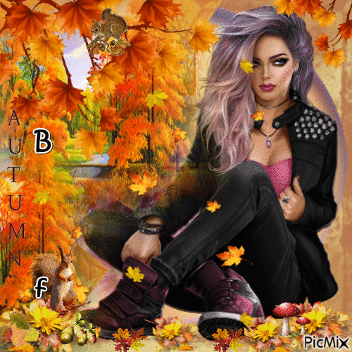 Autumn is Beautuful - GIF animado grátis