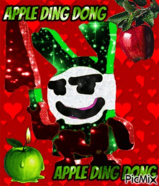 Apple Ding Dong! - GIF animé gratuit
