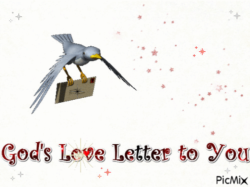 God's Love Letter to You - Бесплатный анимированный гифка
