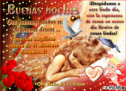 Buenas noches angelitos - Free animated GIF - PicMix