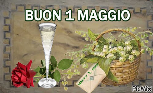 BUON 1 MAGGIO - бесплатно png