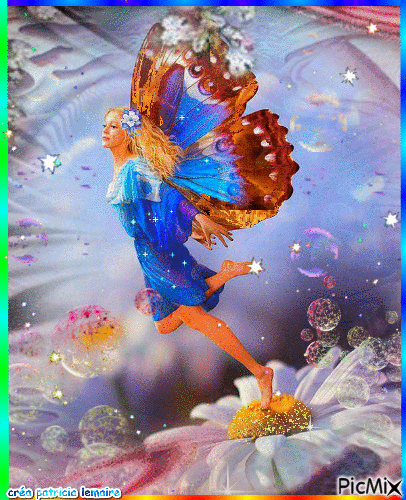 jolie papillon - Darmowy animowany GIF