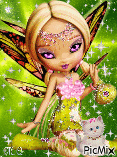 Butterfly Fairy - GIF เคลื่อนไหวฟรี