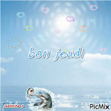 Bon jeudi - Бесплатный анимированный гифка