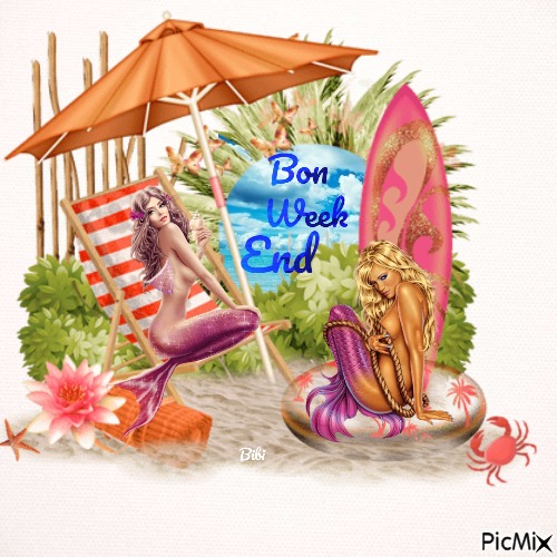 BON WEEK-END - Free PNG