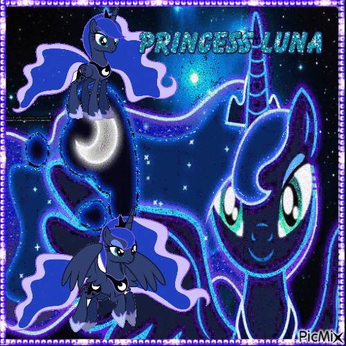 Princess Luna - Animovaný GIF zadarmo