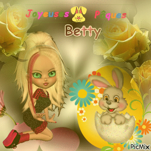 Betty merci pour ton amitie ♥♥♥ - Ingyenes animált GIF