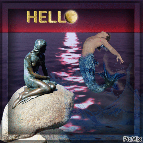 Mermaid - GIF animasi gratis