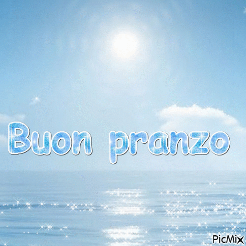 Buon pranzo - Бесплатный анимированный гифка