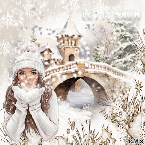 Let it snow - Ingyenes animált GIF