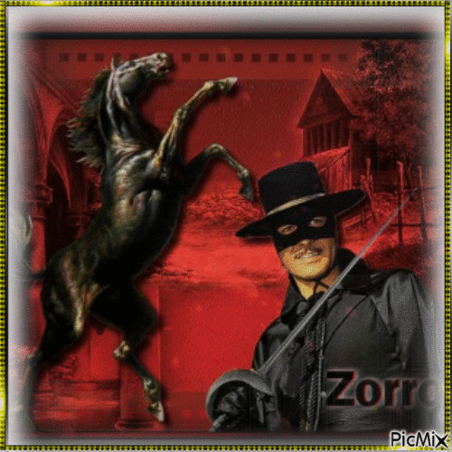 Zorro - Ingyenes animált GIF