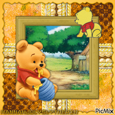 {♥}Baby Winnie the Pooh{♥} - Darmowy animowany GIF