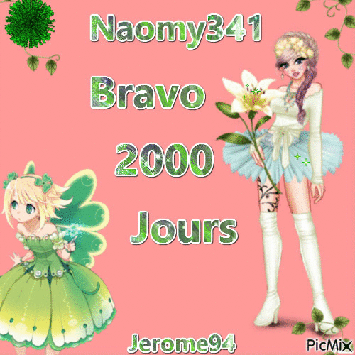 Naomy341 2000 jours - 免费动画 GIF