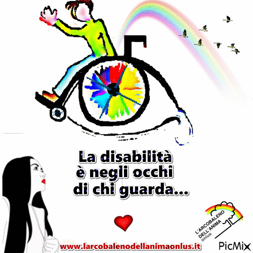 Inclusione = Rispetto! - GIF animé gratuit