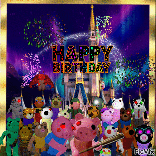 Happy Birthday Piggy!!! - 無料のアニメーション GIF