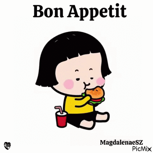 bon appetit - Безплатен анимиран GIF