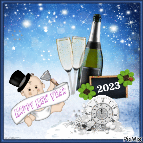 Happy New Year - Ingyenes animált GIF