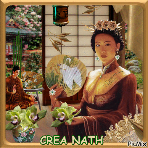 CREA NATH  GEISHA - 無料のアニメーション GIF
