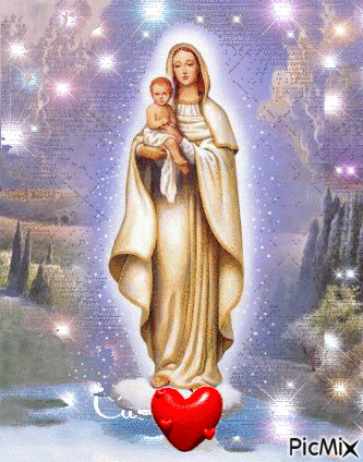 Our Blessed Mother - Darmowy animowany GIF