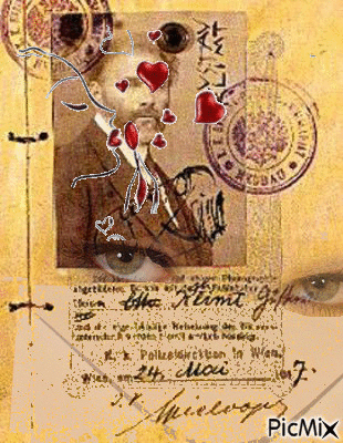 Klimt y las mujeres--- - Ingyenes animált GIF
