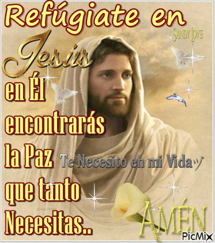 Refúgiate en Jesús - Animovaný GIF zadarmo