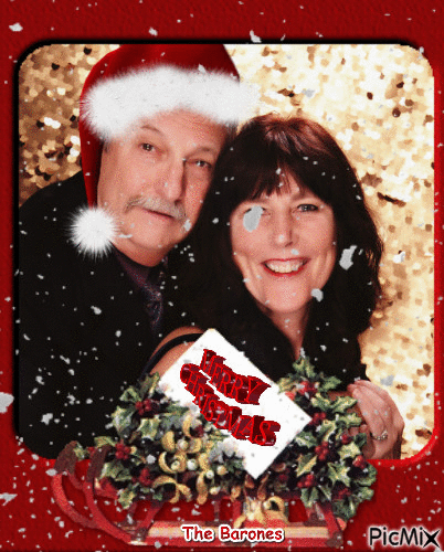 Merry Christmas from Robert and Lori Barones Music Ministry - Nemokamas animacinis gif
