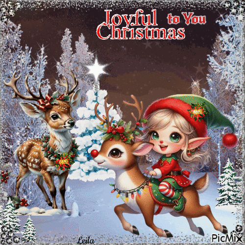 Joyful Christmas to You 14 - Darmowy animowany GIF