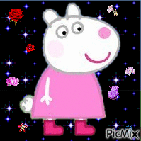 Giff Peppa Pig Suzy créé par moi - GIF animasi gratis