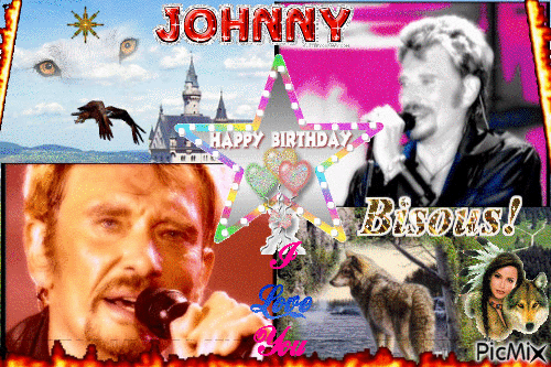 Happy Birthday My Johnny ** - Δωρεάν κινούμενο GIF