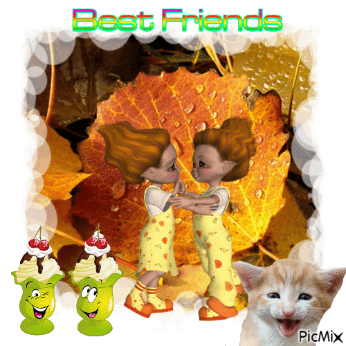 Best Friends - Animovaný GIF zadarmo