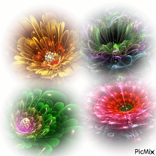 fiori - GIF animado gratis