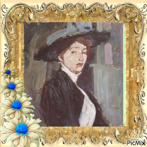 Femme-Modigliani. - png gratis