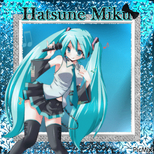 Hatsune Miku - Δωρεάν κινούμενο GIF