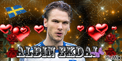ALBIN EKDAL 100% SWEDISH FOOTBALL PLAYER - GIF animé gratuit