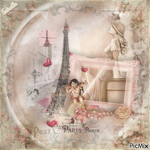 I LOVE PARIS - Безплатен анимиран GIF