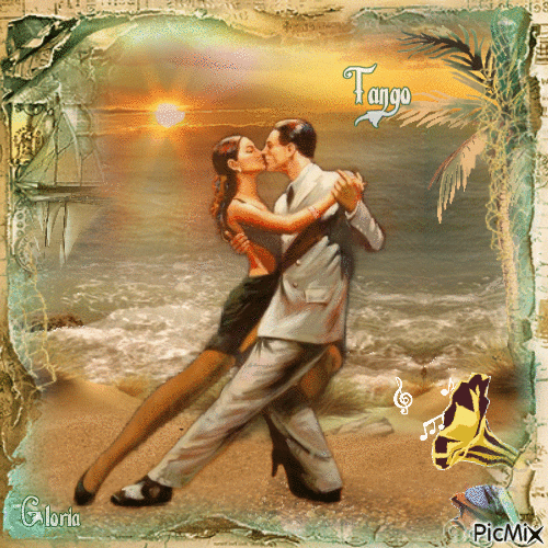 Tango romantique - Ilmainen animoitu GIF
