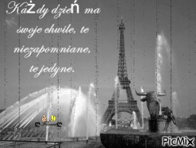 Paryż - GIF animé gratuit