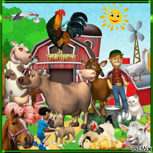 Happy Farm - Free animated GIF - PicMix