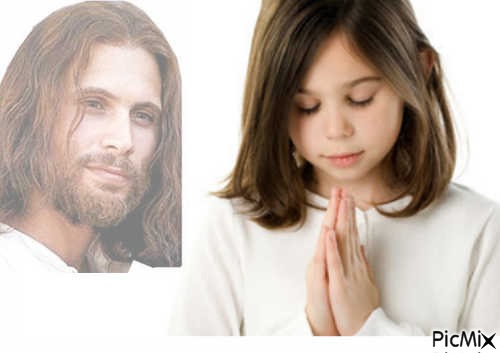 pray to jesus - png gratis