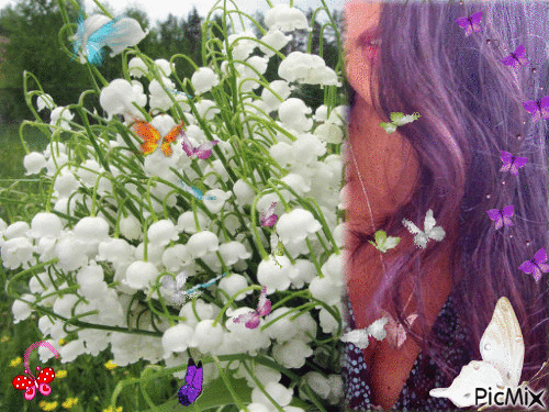 Lily of the valley - Bezmaksas animēts GIF